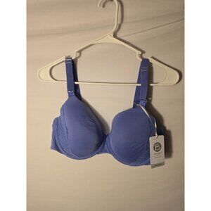 NWT New Blue Underwire Tshirt Bra Auden Size 32DD